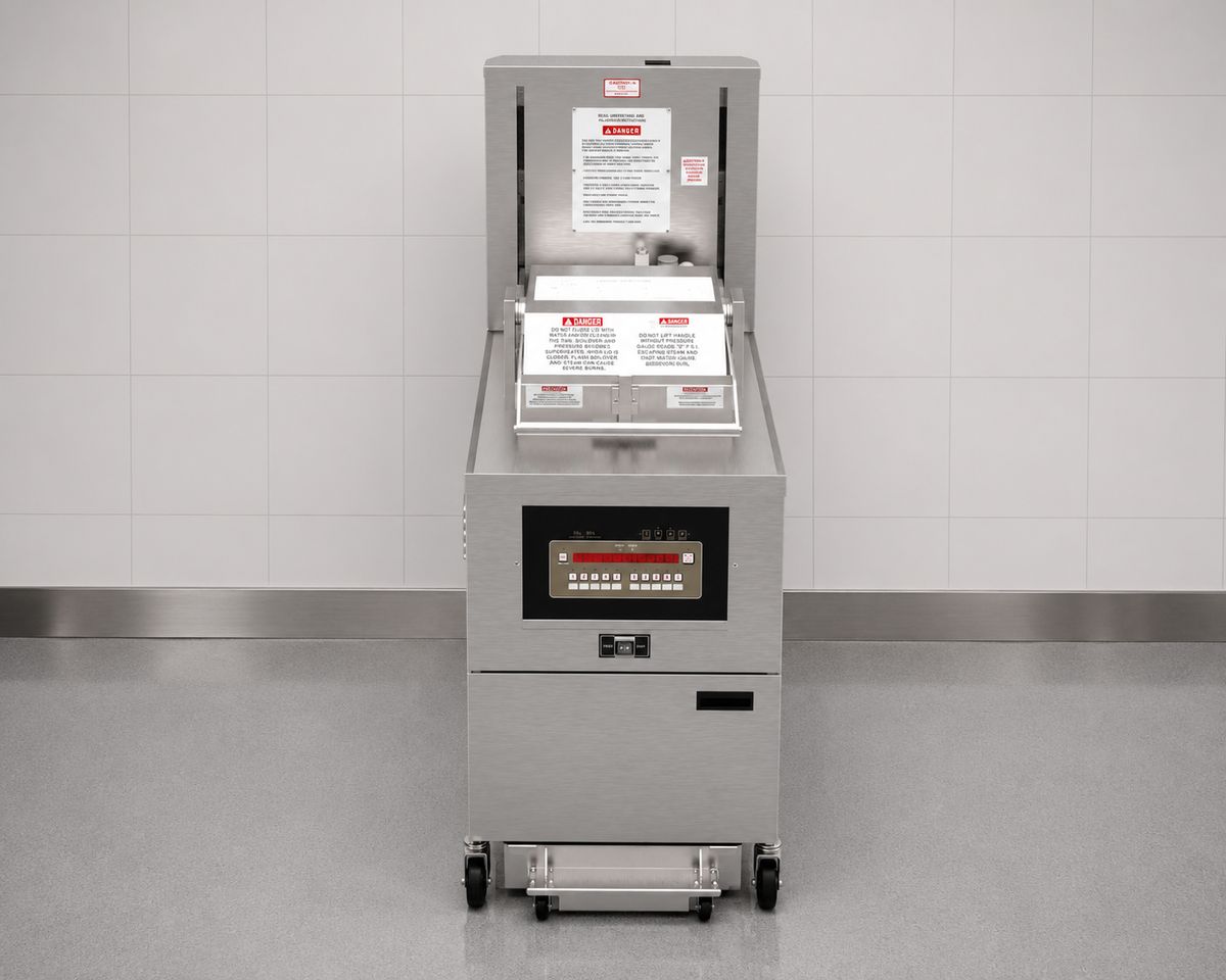 Commercial Freestanding Electric Pressure Fryer 45 Litre with Oil Filtration