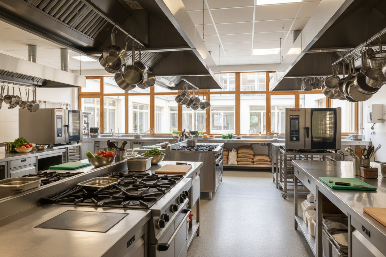 Commercial Kitchen Equipment for School Kitchens: How to Meet High-Volume Catering Demands