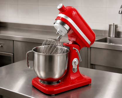 Countertop Red Spiral Food Mixer 7 Litres