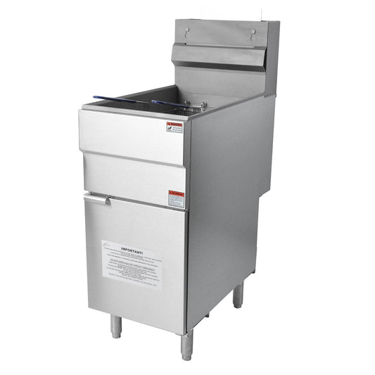 101061 - GF90 3 Burner Single Tank Gas Fryer with Twin Baskets