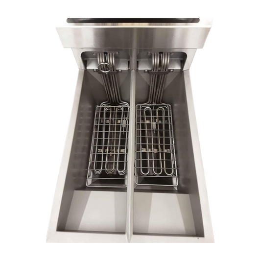 101066 - Free Standing Twin Tank Electric Fryer 1PH