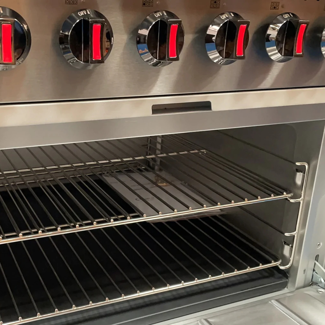 Hamoki Commercial Gas Range with 6 Burners and Oven