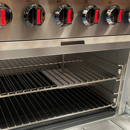 Hamoki Commercial Gas Range with 6 Burners and Oven
