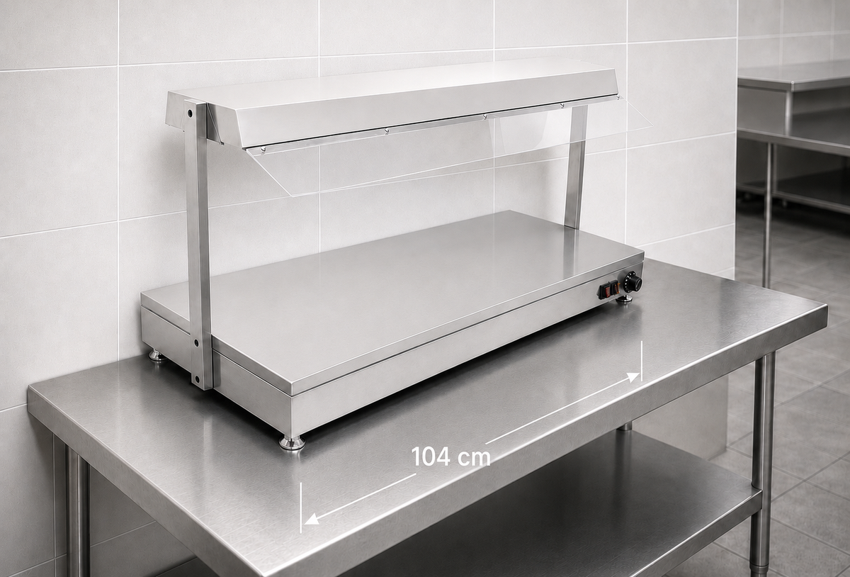 104cm Electric Food Warmer with Heated Gantry