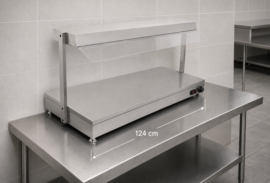 124cm Electric Food Warmer with Heated Gantry