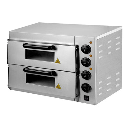 Countertop Pizza Oven Twin Deck Chamber
