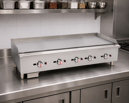 Commercial Gas Countertop Flat Griddle
