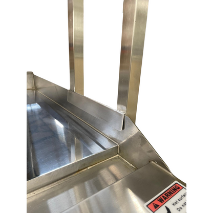 Hamoki Garnish Rail for Commercial Charbroilers & Griddles