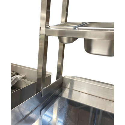 Hamoki Garnish Rail for Commercial Charbroilers & Griddles