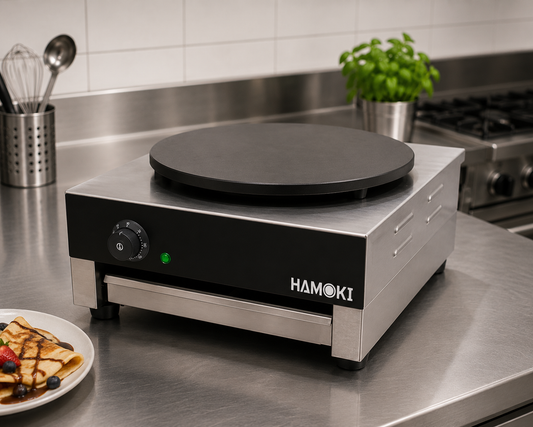 Commercial Electric Crepe Maker – 400mm Single Crepe Plate