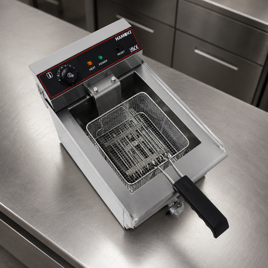 Commercial Countertop Electric Fryer 9.5 Litre with Drain Tap