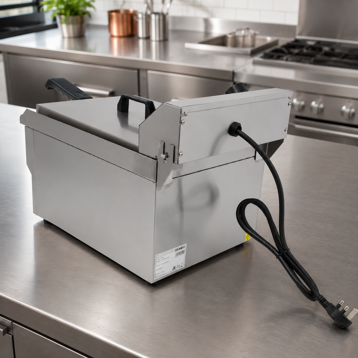 Commercial Countertop Electric Fryer 9.5 Litre with Drain Tap