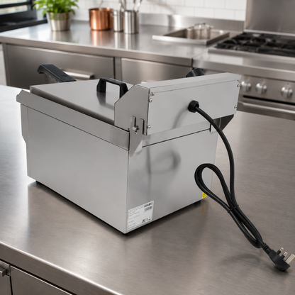 Commercial Countertop Electric Fryer 9.5 Litre with Drain Tap