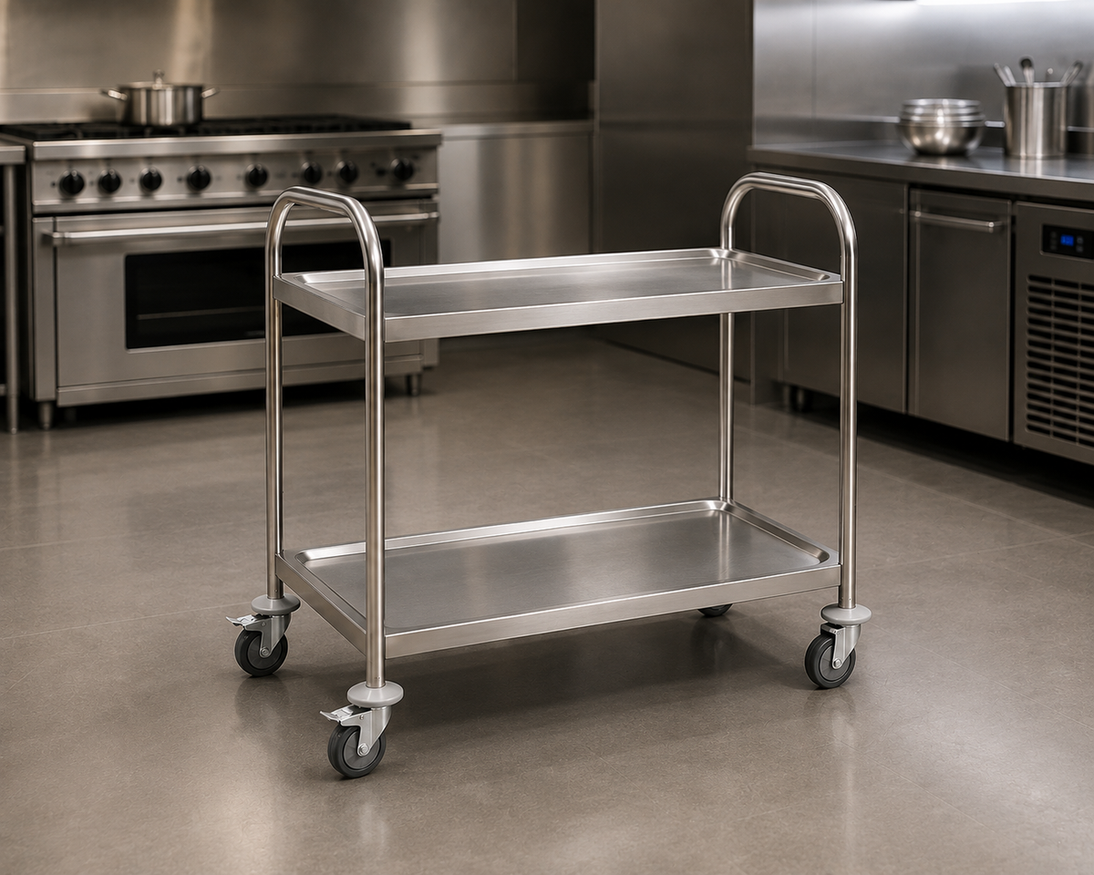 Hamoki Service Trolley With Round Tube