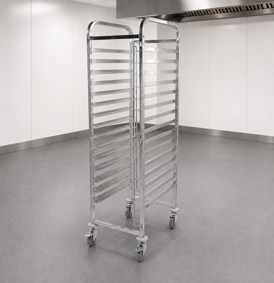 Hamoki Multi Tier Stainless Steel Racking Trolley
