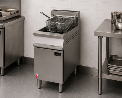 Falcon G3845 Twin Pan Gas Fryer 450mm – 2 x 12.8L