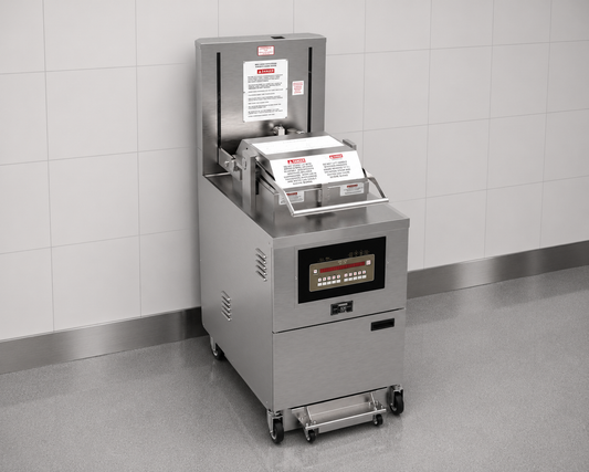 Commercial Freestanding Electric Pressure Fryer 45 Litre with Oil Filtration