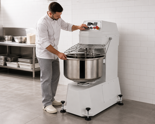 130 Litre Heavy-Duty Commercial Floor Standing Spiral Mixer