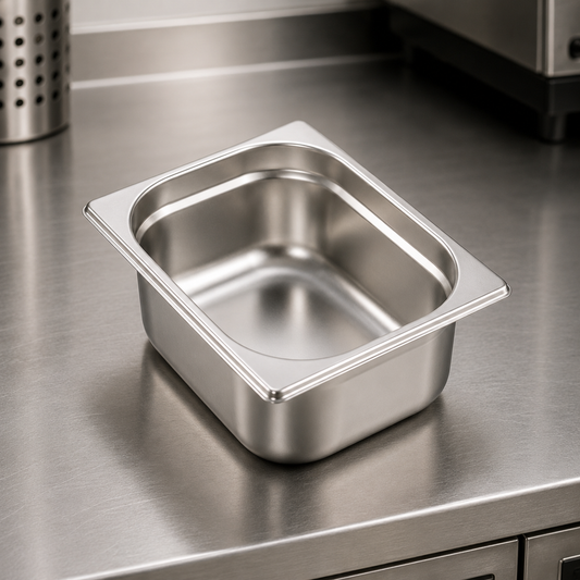 Stainless Steel Gastronorm Pan GN 1/2 (1 box/12 units)