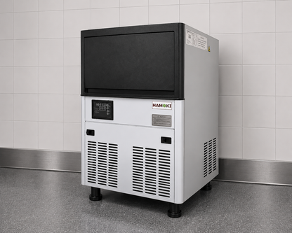 Hamoki Square Under-counter Commercial Cube Ice Machine with Digital Controls