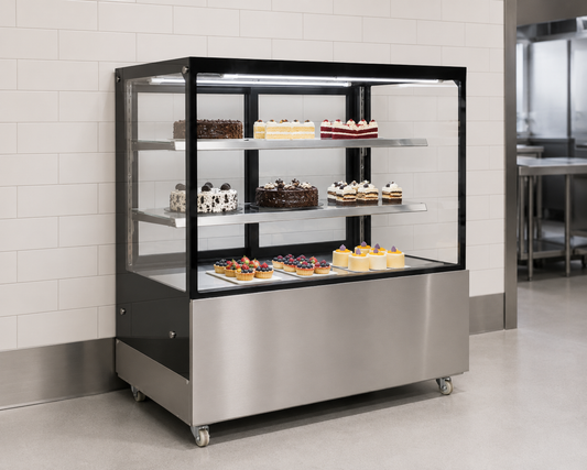 Commercial Refrigerated Glass Cake Display Fridge