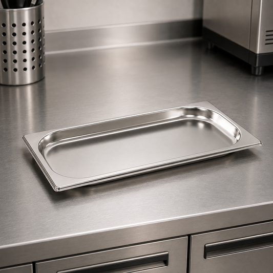 Stainless Steel Gastronorm Pan GN 1/3 (1 box/18 units)