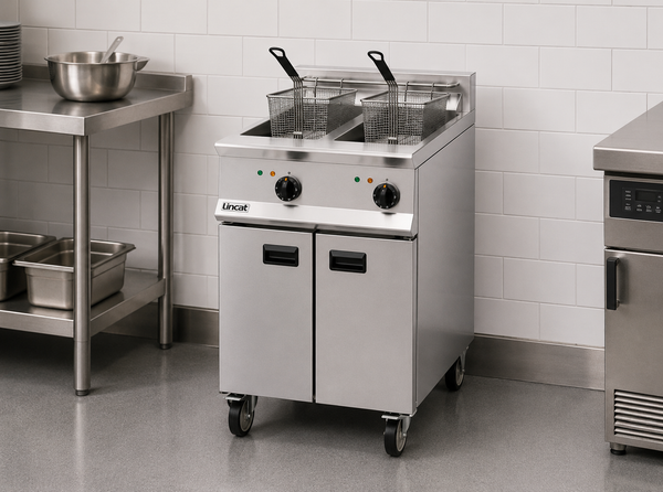 Lincat Opus 800 OE8113 Twin Tank Electric Fryer 600mm – 2 x 15L
