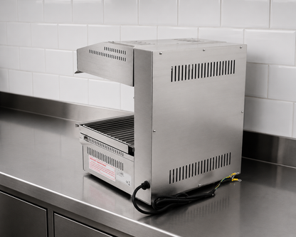 Electric Salamander Grill ES-4000L Adjustable Height Countertop Cheese Melter Stainless Steel