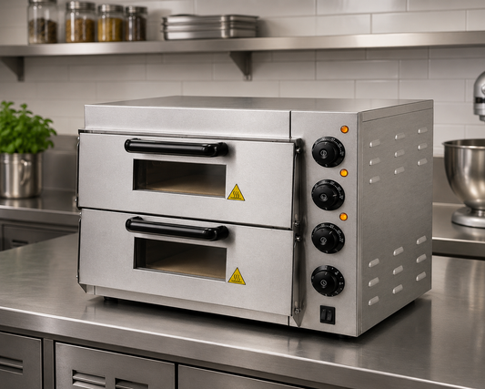 Countertop Pizza Oven Twin Deck Chamber