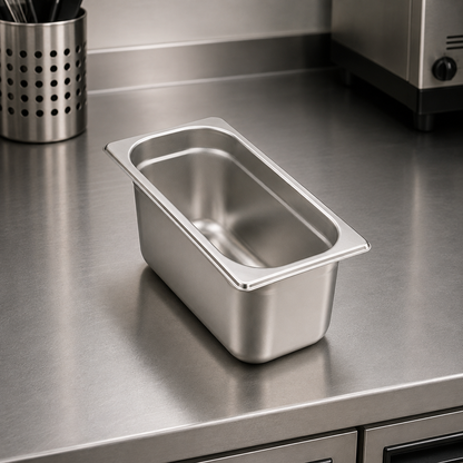 Stainless Steel Gastronorm Pan GN 1/3 (1 box/18 units)