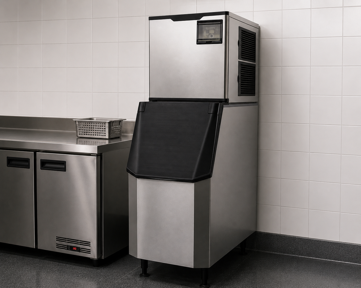 Commercial Cube Ice Machine with Digital Controls