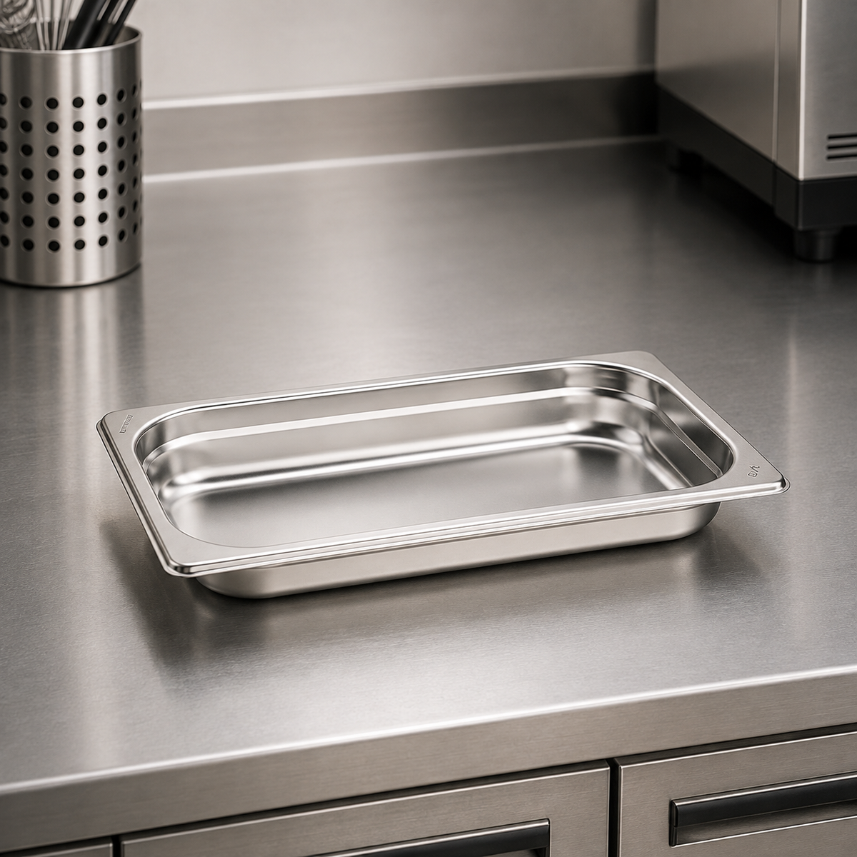 Stainless Steel Gastronorm Pan GN 1/3 (1 box/18 units)