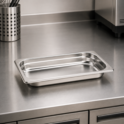 Stainless Steel Gastronorm Pan GN 1/3 (1 box/18 units)