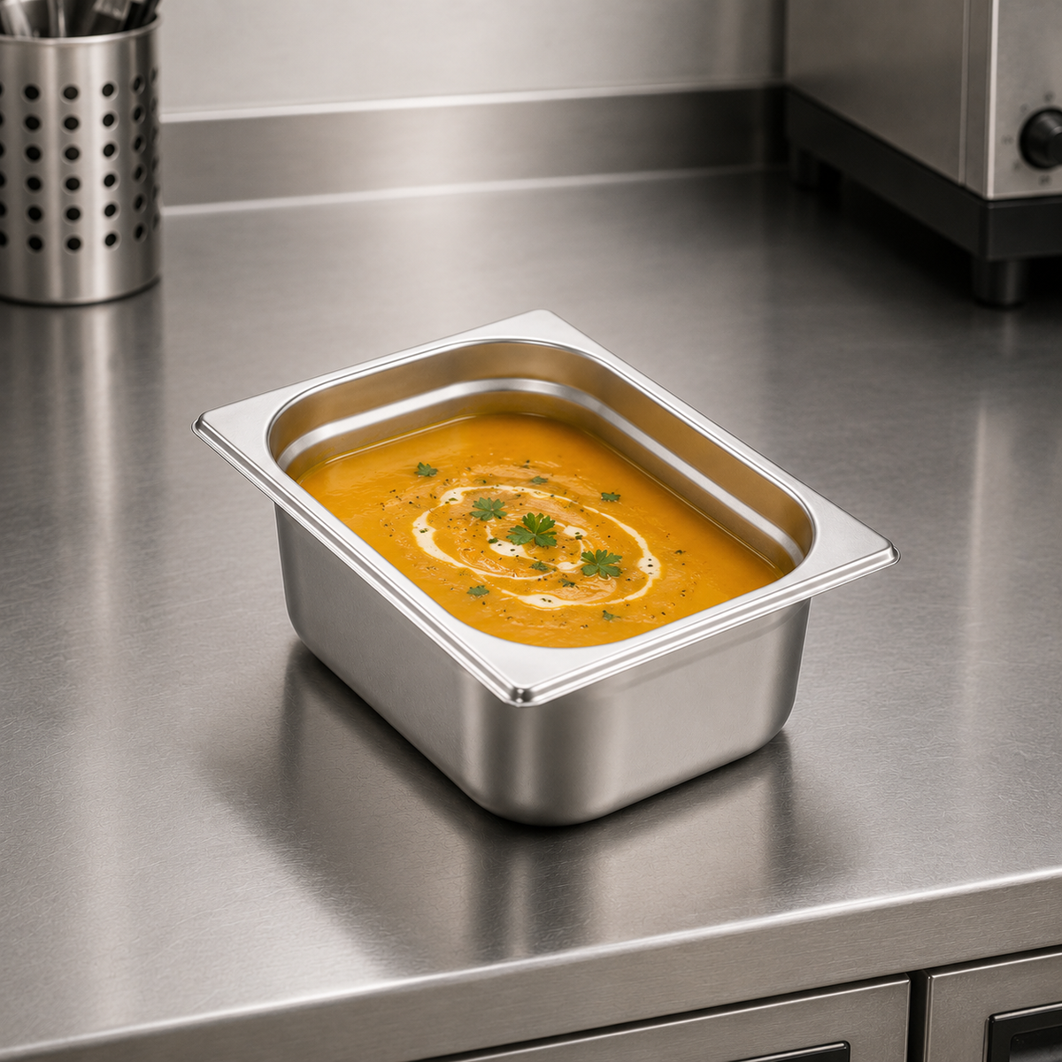 Stainless Steel Gastronorm Pan GN 1/2 (1 box/12 units)