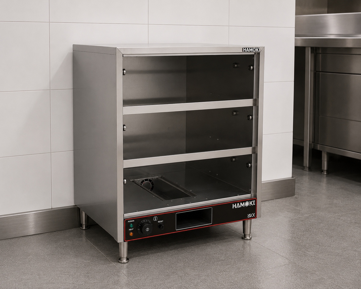 Commercial Wet Heat Food Warmer Drawer with 3 Drawers