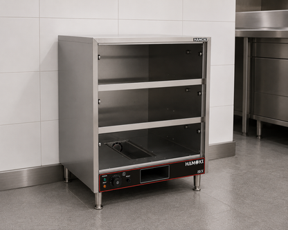 Commercial Wet Heat Food Warmer Drawer with 3 Drawers