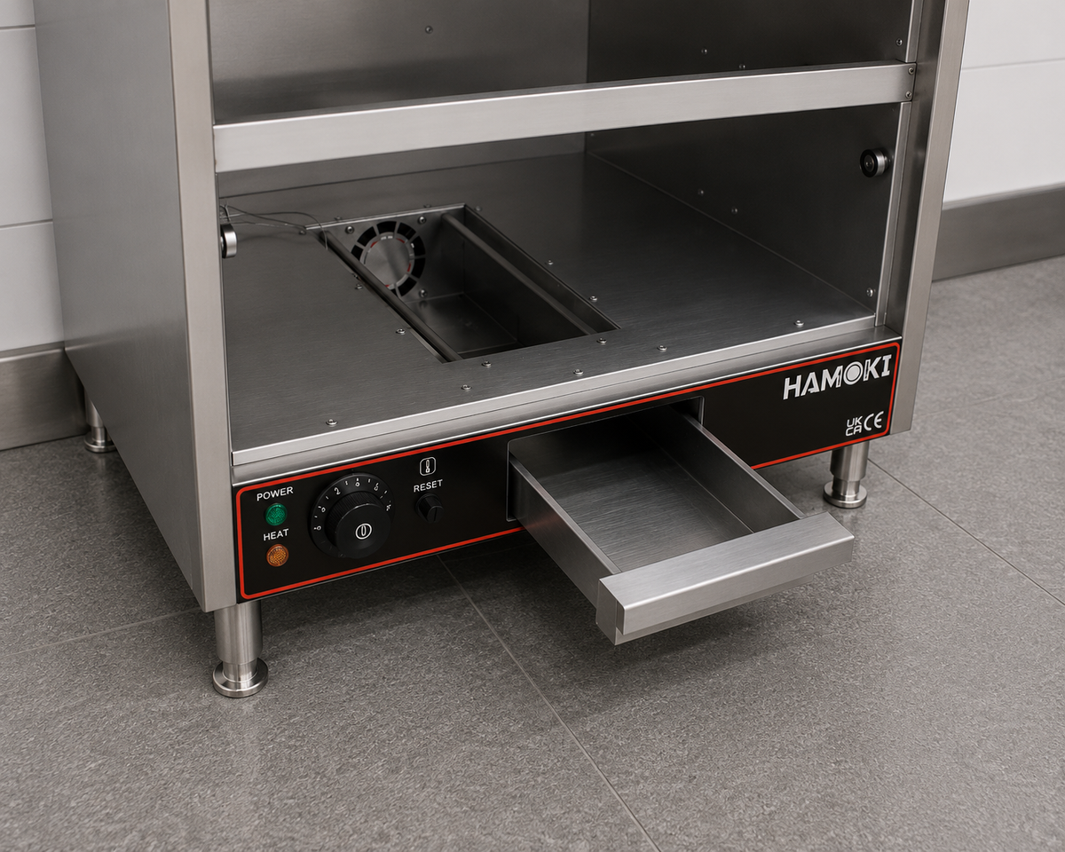 Commercial Wet Heat Food Warmer Drawer with 3 Drawers