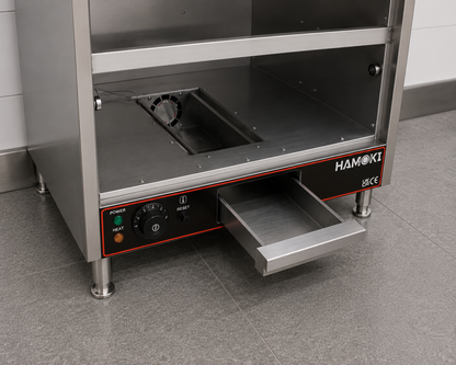 Commercial Wet Heat Food Warmer Drawer with 3 Drawers