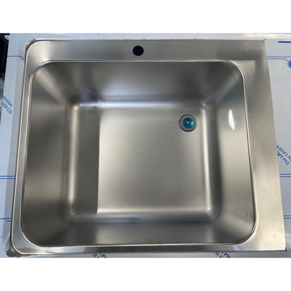 Commercial Stainless Steel Dishwasher Sink with Right-Hand Drainer