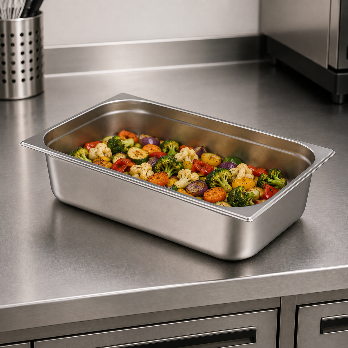 Stainless Steel Gastronorm Pan GN 1/1 (1 box/6 units)