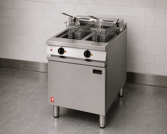 Falcon E3865 Twin Pan Electric Fryer 600mm – 2 x 20L