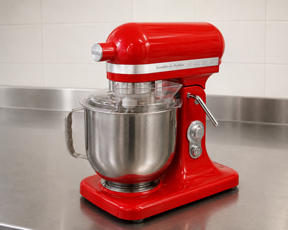 Countertop Red Spiral Food Mixer 7 Litres
