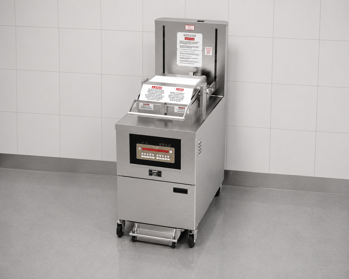 Commercial Freestanding Electric Pressure Fryer 45 Litre with Oil Filtration