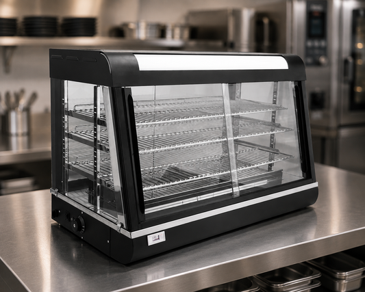 Commercial Heated Display Cabinet Hot Food Merchandiser