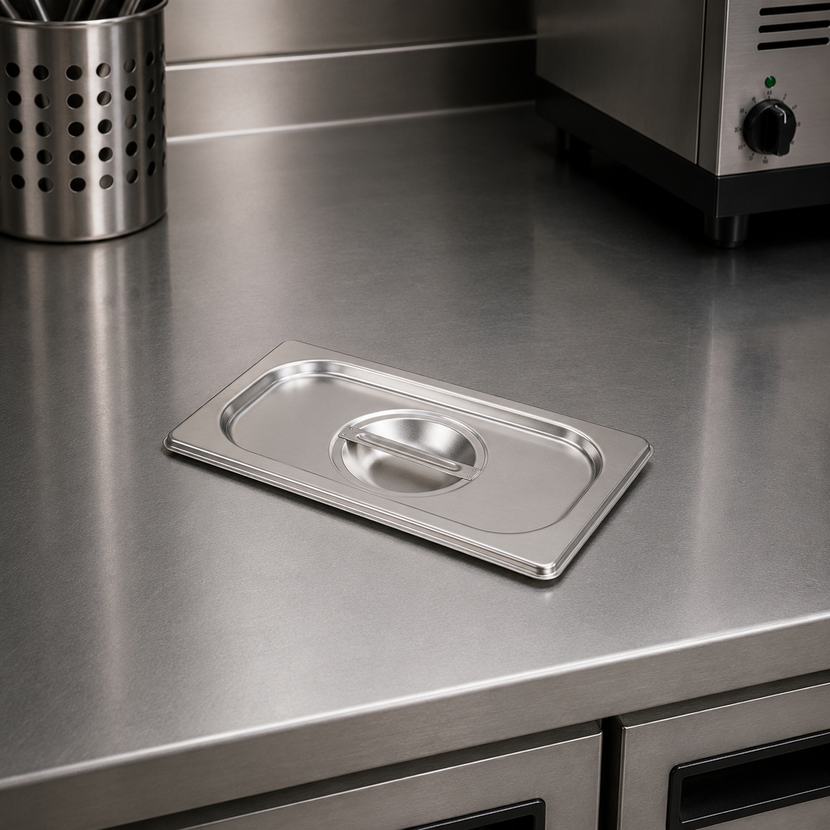 Stainless Steel Gastronorm Pan GN 1/9 (1 box/48 units)