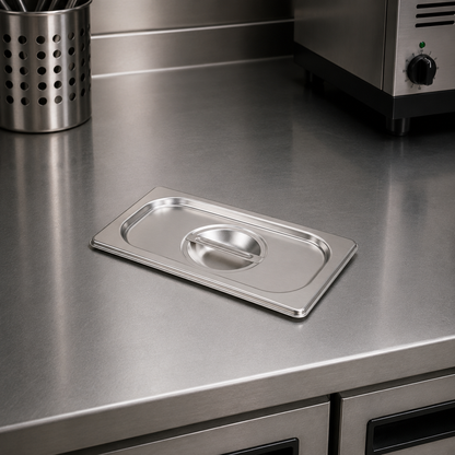 Stainless Steel Gastronorm Pan GN 1/9 (1 box/48 units)