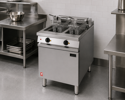 Falcon E3865 Twin Pan Electric Fryer 600mm – 2 x 20L