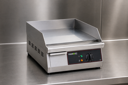 Commercial Electric Countertop Chrome Plated Flat Griddle