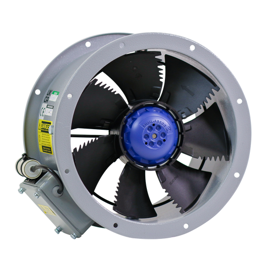 Elta Raptor SDA Short Cased 250mm - 630mm Axial Flow Extract Fan AC/EC