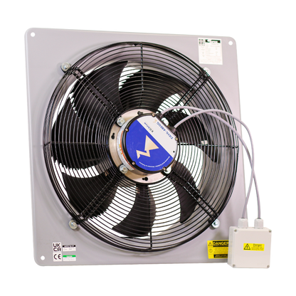 Elta Raptor Spa Plate 230mm - 710mm Mounted Axial Flow Extract Fan AC/EC